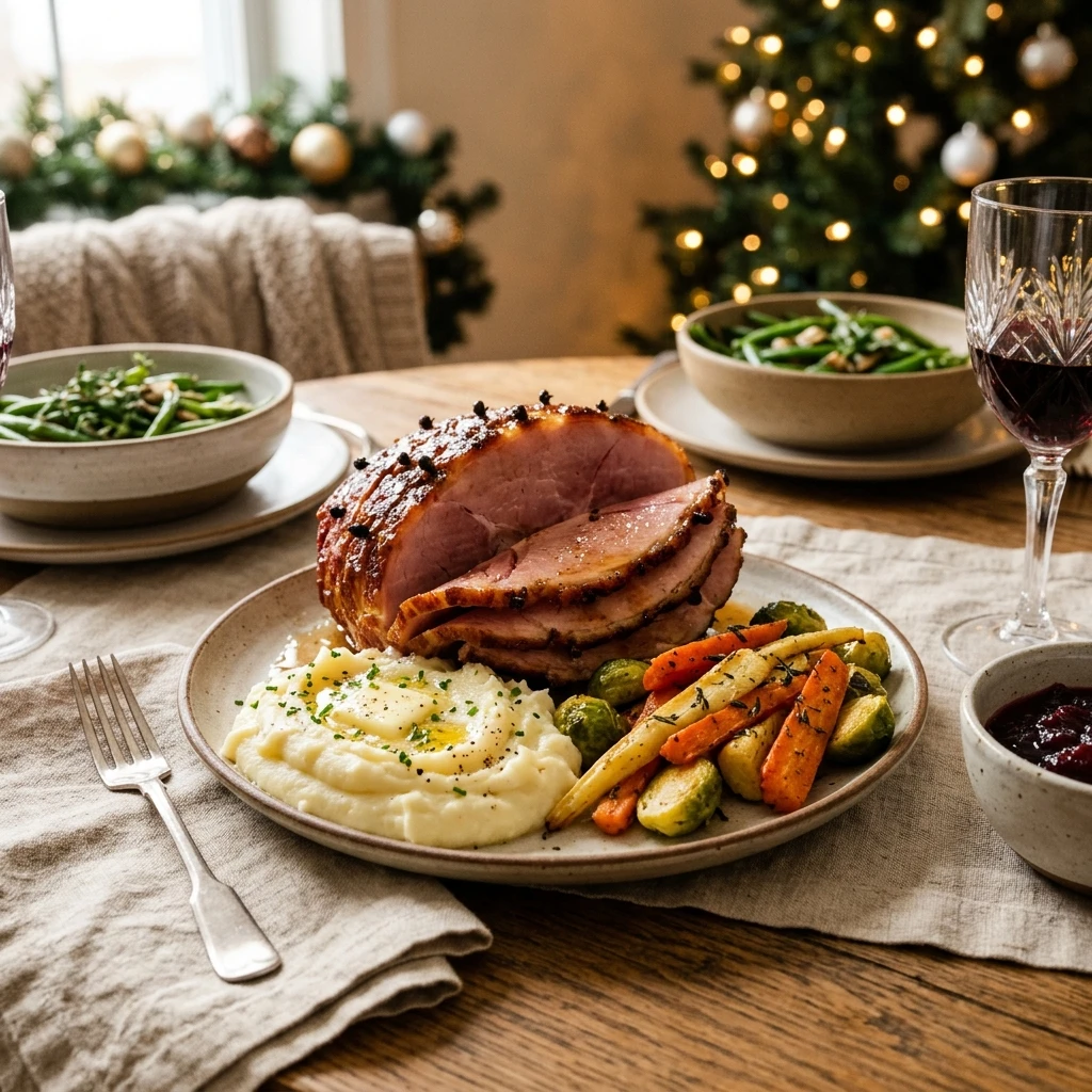 Christmas Ham Dinner Easy Make Ahead Cozy Family Budget