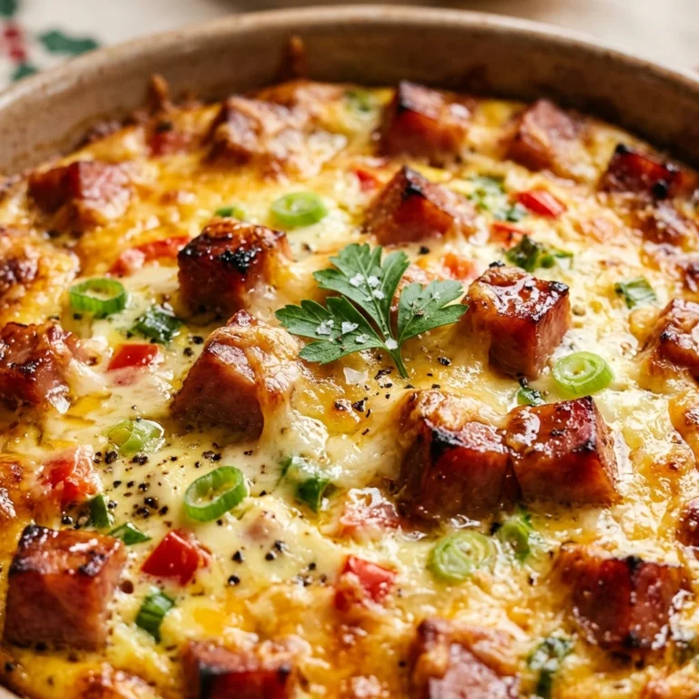 Christmas Ham Egg Casserole Make Ahead Easy Feed A Crowd