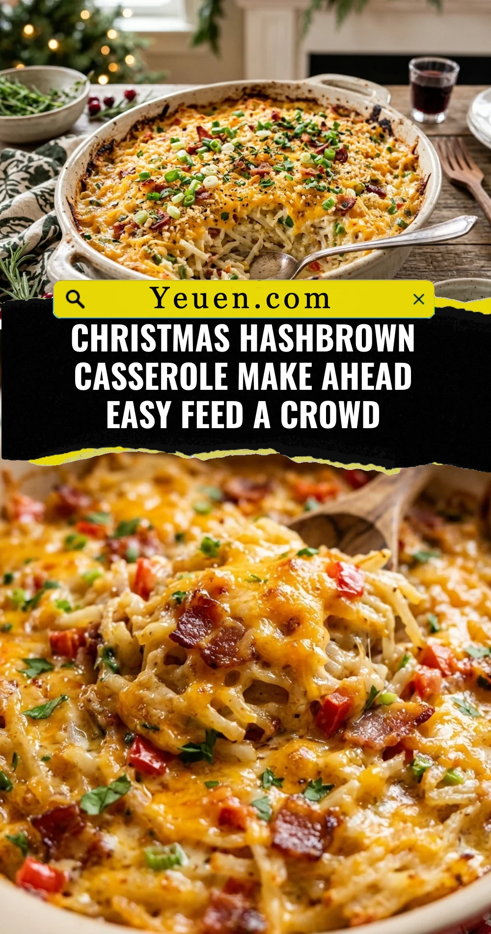 Christmas Hashbrown Casserole Make Ahead Easy Feed A Crowd