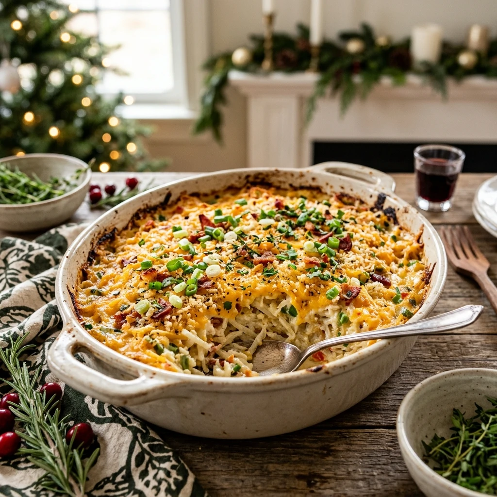 Christmas Hashbrown Casserole Make Ahead Easy Feed A Crowd