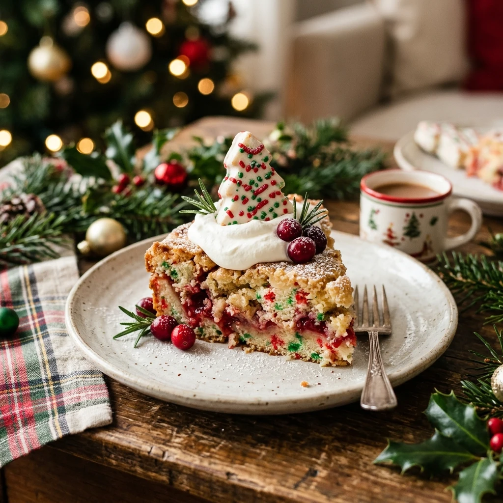Christmas Little Debbie Tree Dump Cake 3 Ingredient Easy Bakery Style