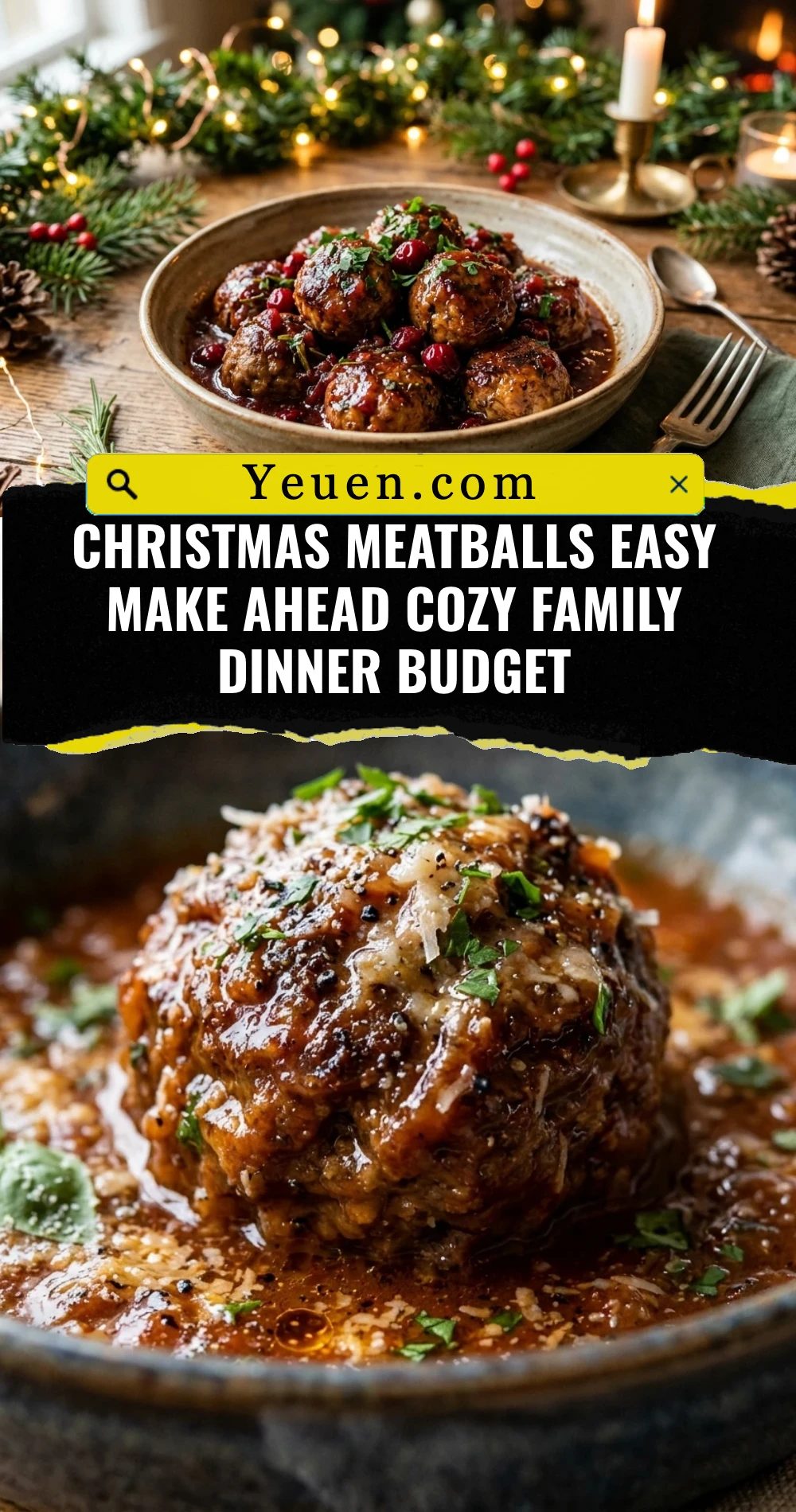 Christmas Meatballs Easy Make Ahead Cozy Family Dinner Budget