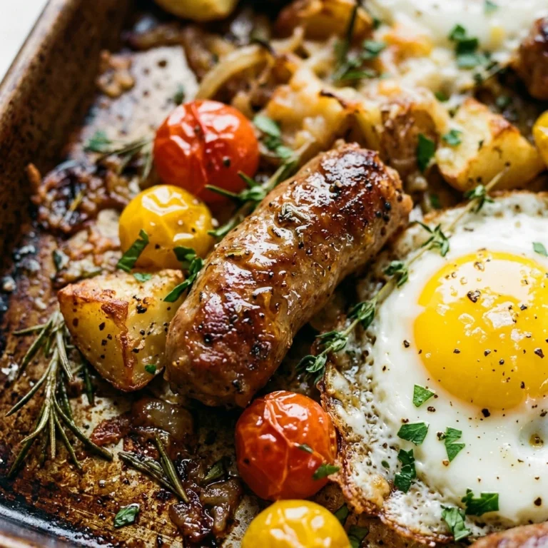 Christmas Morning Sheet Pan Breakfast With Sausage
