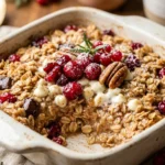 Christmas Overnight Oats Casserole Make Ahead Easy Feed Crowd
