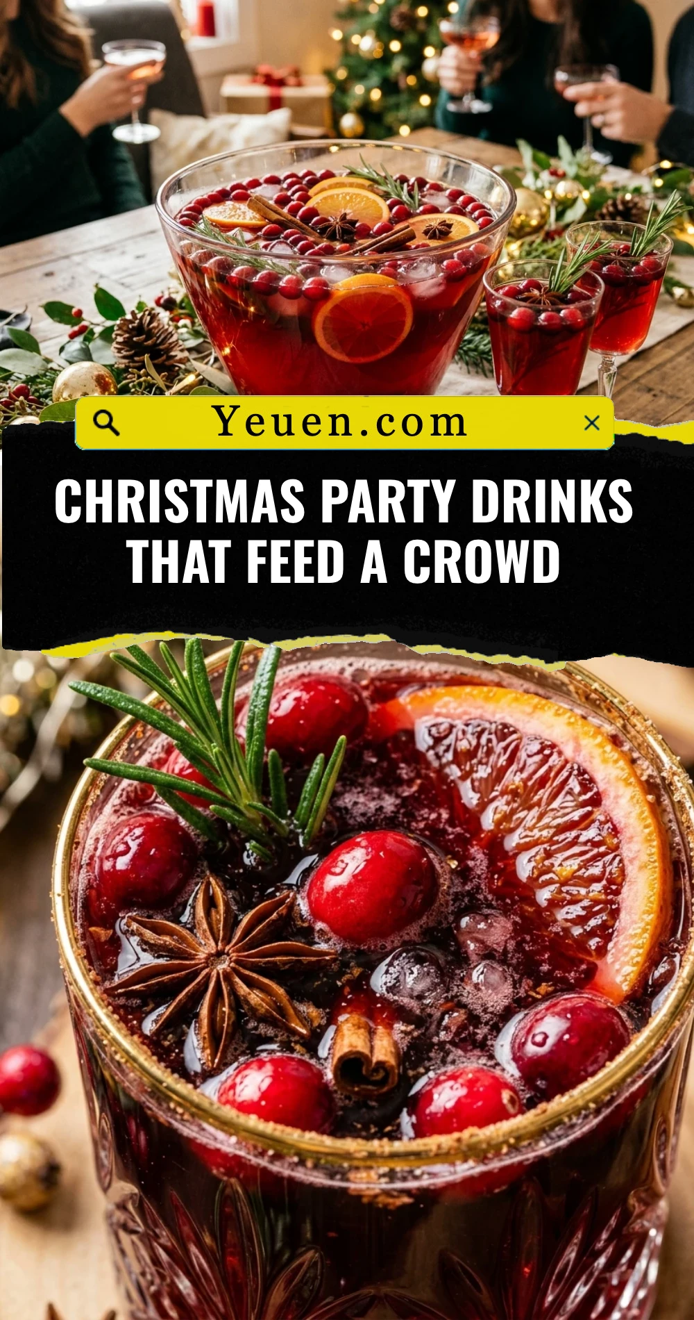 Christmas Party Drinks That Feed A Crowd