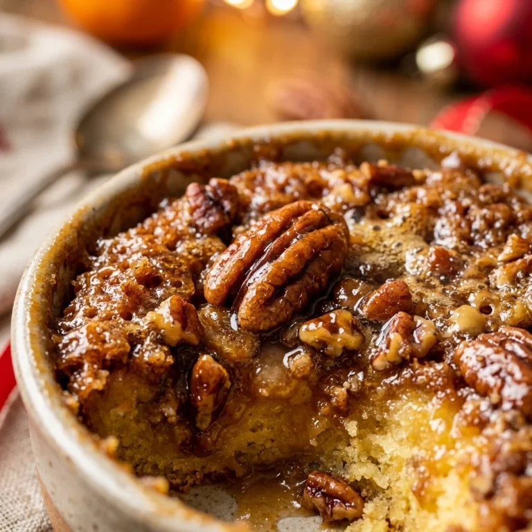 Christmas Pecan Dump Cake Easy 3 Ingredient