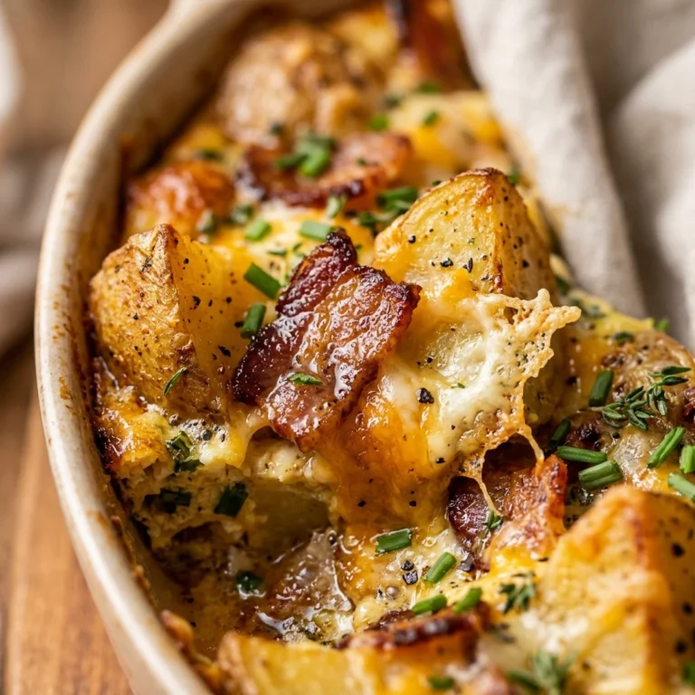 Christmas Potato Breakfast Casserole Make Ahead Easy Feed Crowd