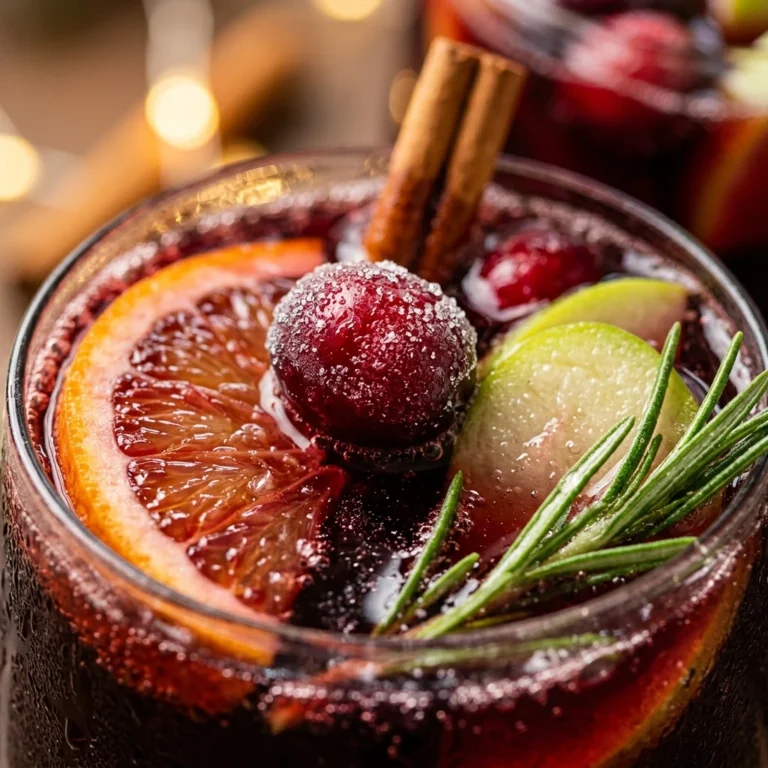 Christmas Sangria Nonalcoholic Party Punch