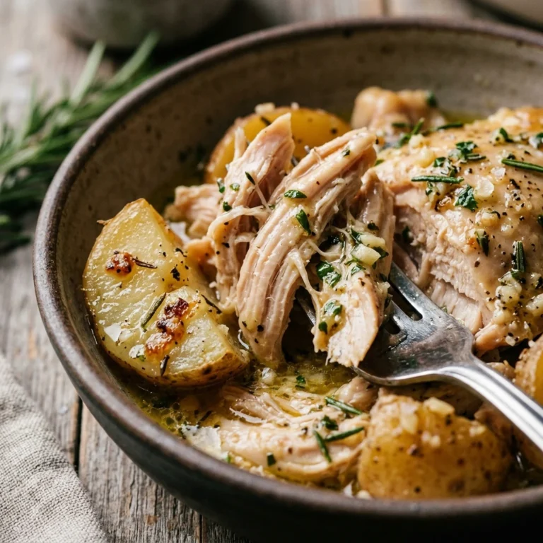 Christmas Slow Cooker Garlic Butter Chicken And Potatoes Under $20 Feeds 8