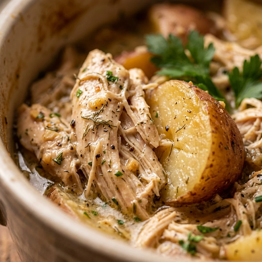 Christmas Slow Cooker Ranch Chicken And Potatoes Under $20 Feeds A Crowd