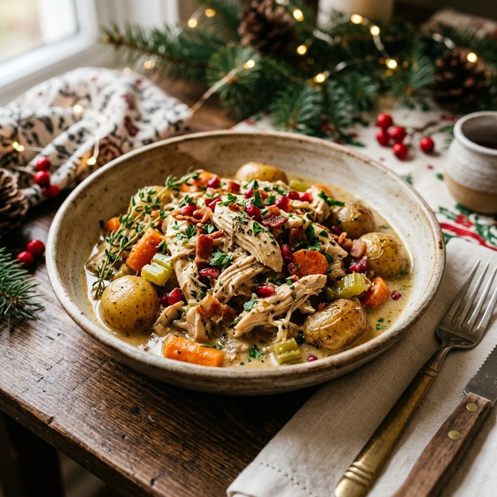 Christmas Slow Cooker Ranch Chicken And Potatoes Under $20 Feeds A Crowd