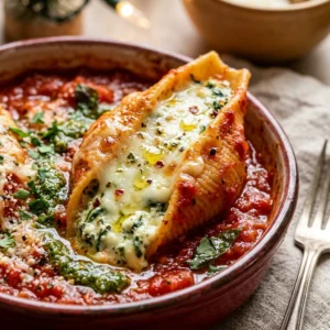 Christmas Stuffed Shells Make Ahead Easy Family Cozy Budget Dinner