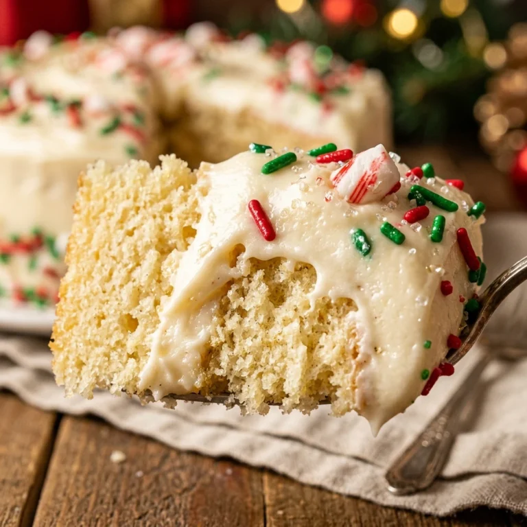 Christmas Vanilla Cake Mix Cake 5 Ingredient No Fail