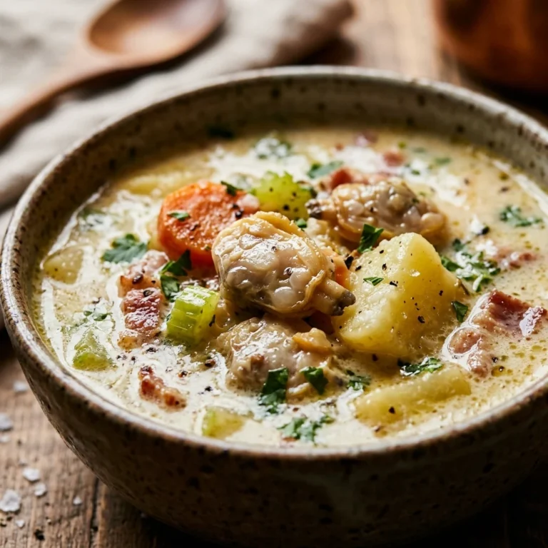 Chunky Clam Chowder Soup Cozy Easy One Pot Family Winter Healthy
