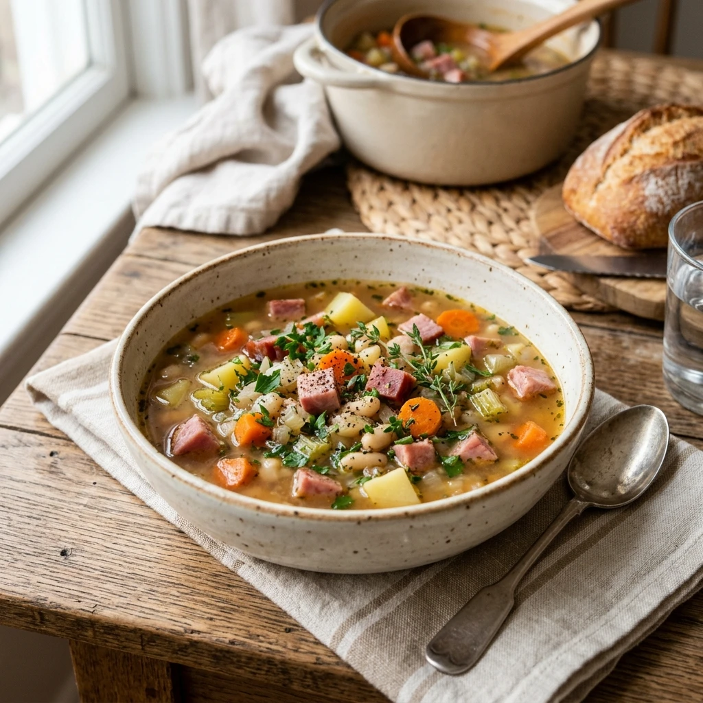 Chunky Ham Soup Cozy Easy One Pot Family Winter Healthy