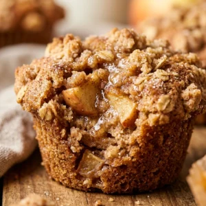 Cinnamon Apple Muffins Like Apple Pie