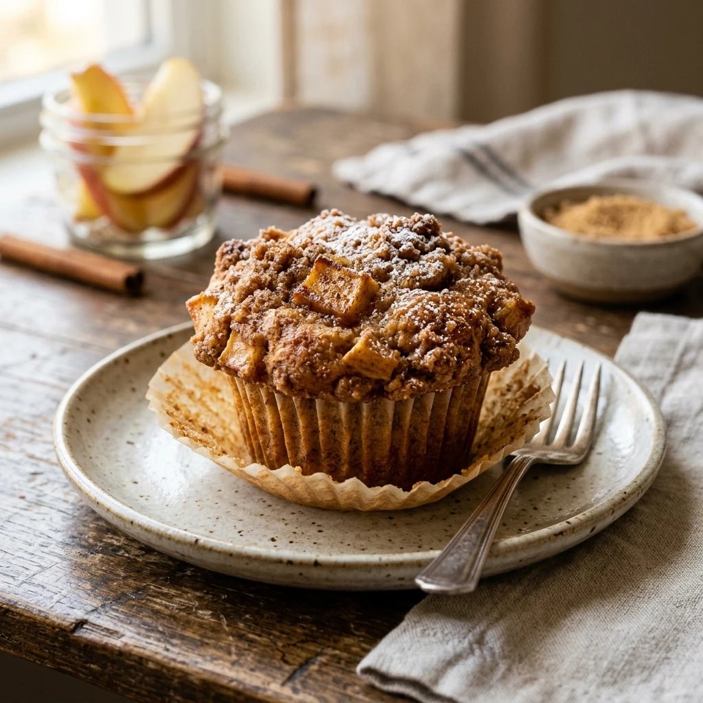 Cinnamon Apple Muffins Like Apple Pie