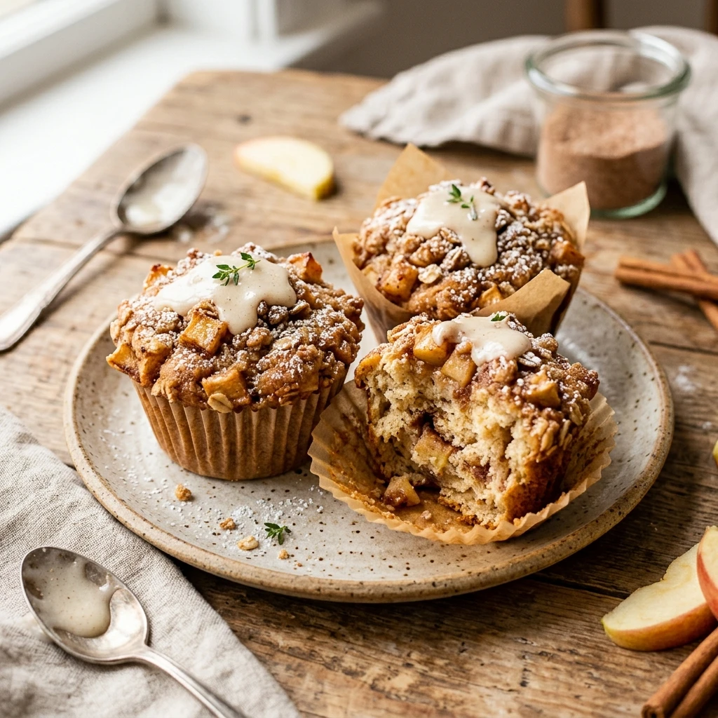Cinnamon Apple Pie Muffins