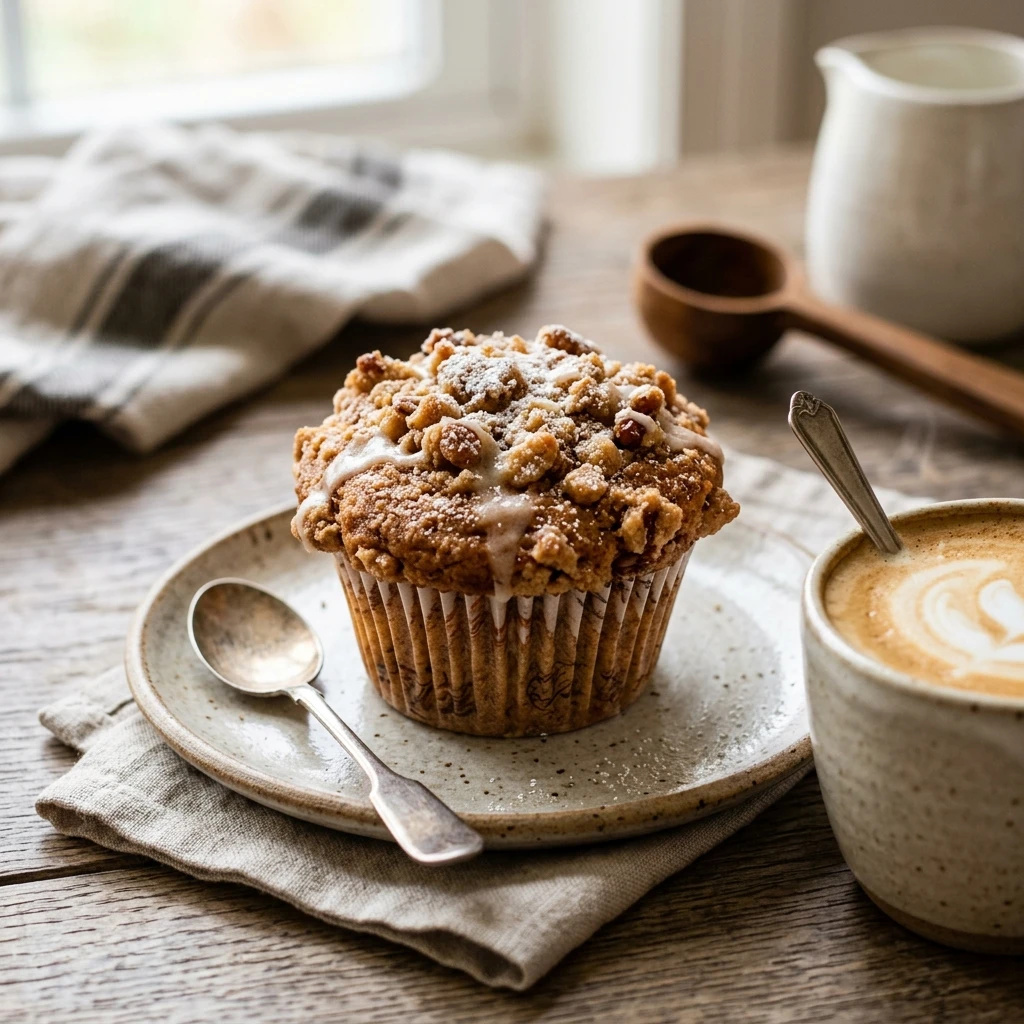 Cinnamon Streusel Muffins Coffee Cake Style