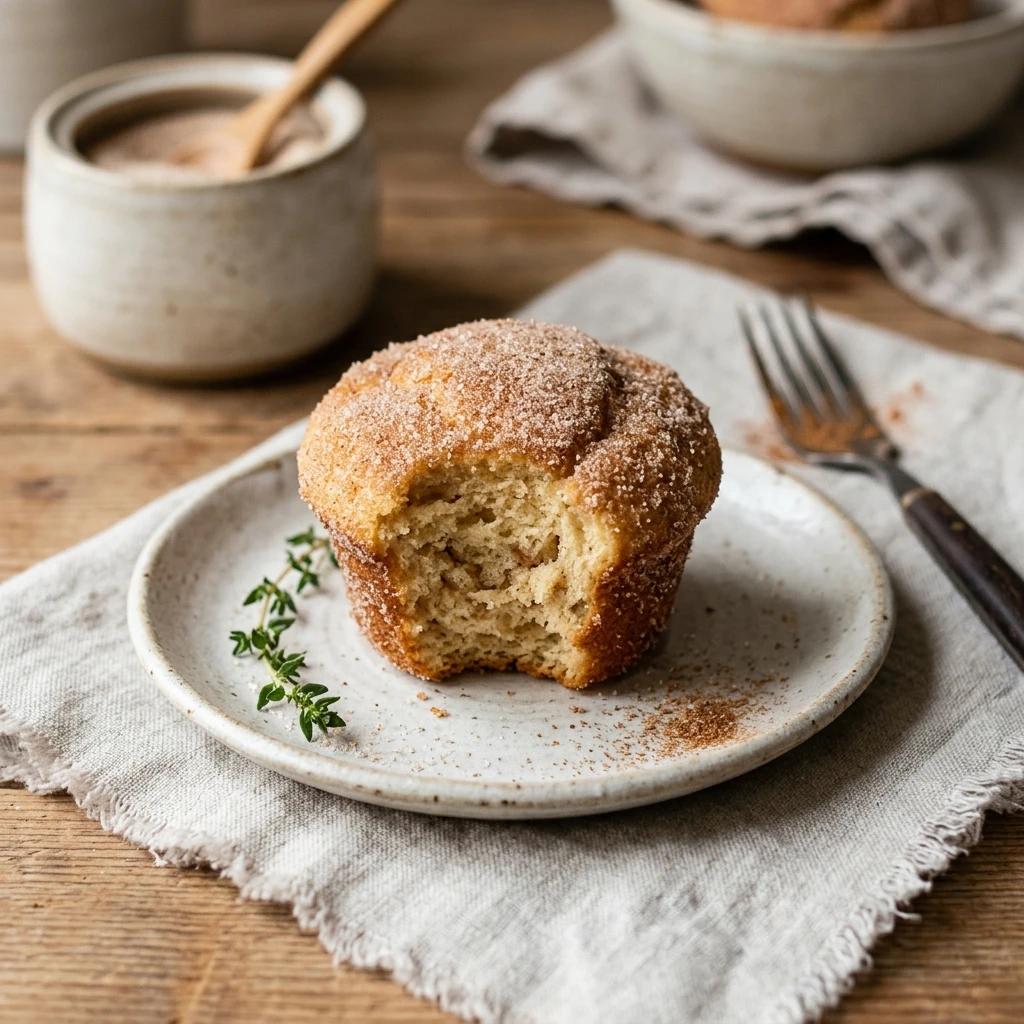Cinnamon Sugar Donut Muffins Baked Not Fried