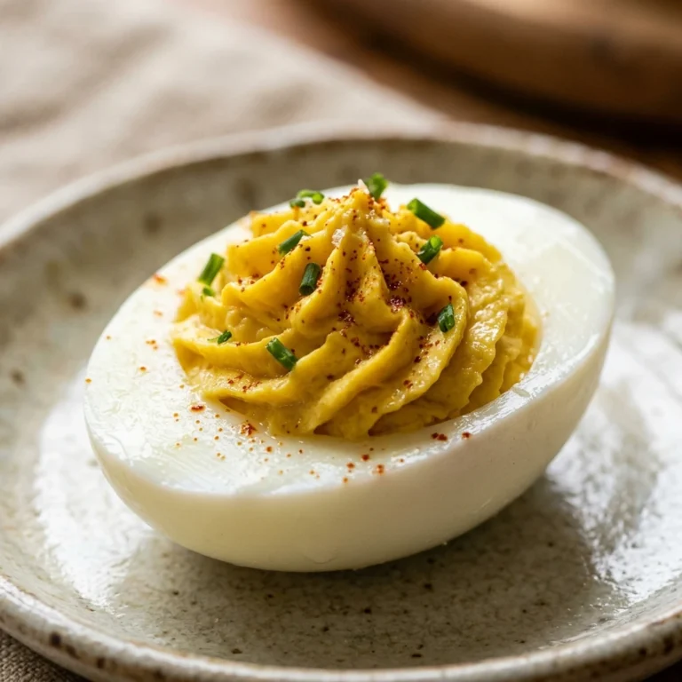 Classic Deviled Eggs With Crinkle Top