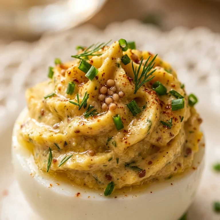 Classic Deviled Eggs With Mustard Trick