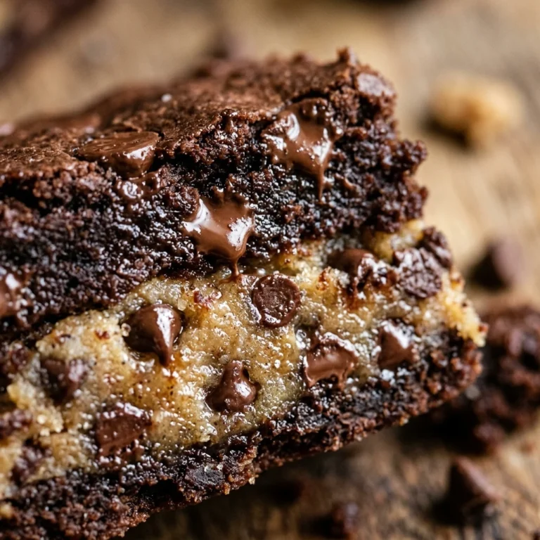 Cookie Dough Stuffed Brownies Everyone Fights Over