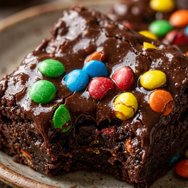 Cosmic Brownies With Candy Coated Chips