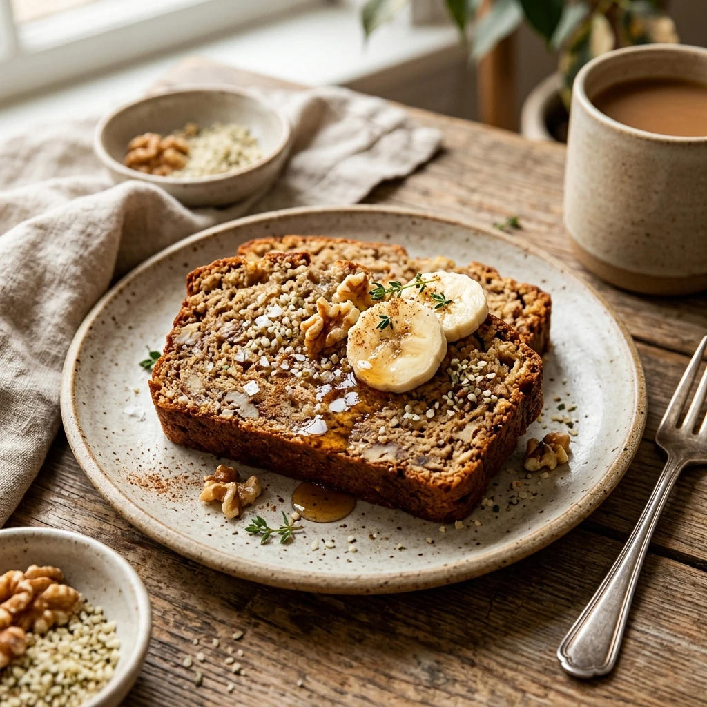 Cottage Cheese Banana Bread Protein Packed