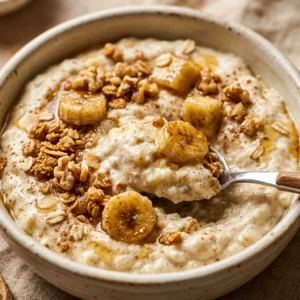 Cottage Cheese Banana Pudding High Protein