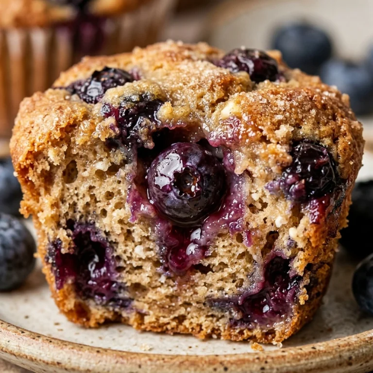 Cottage Cheese Blueberry Muffins Moist Protein