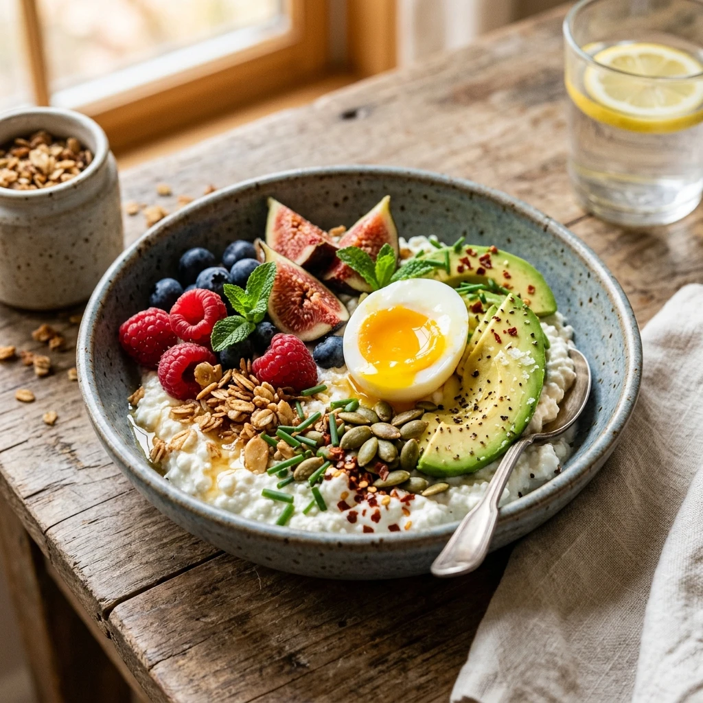 Cottage Cheese Breakfast Bowl Sweet & Savory - 28g