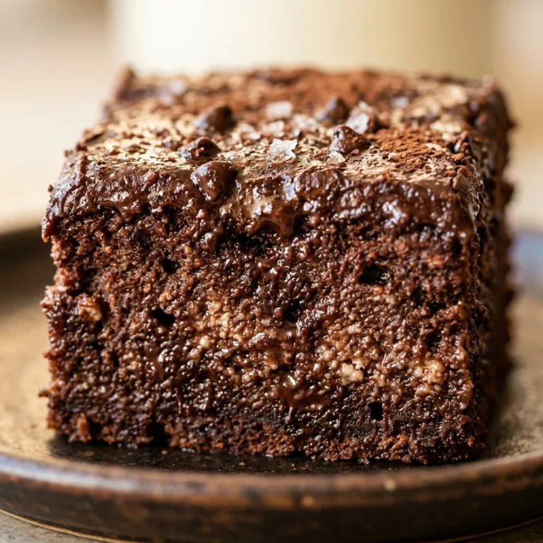 Cottage Cheese Chocolate Cake No Flour