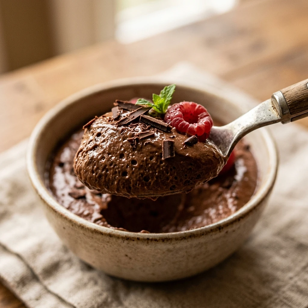 Cottage Cheese Chocolate Mousse 2 Ingredient