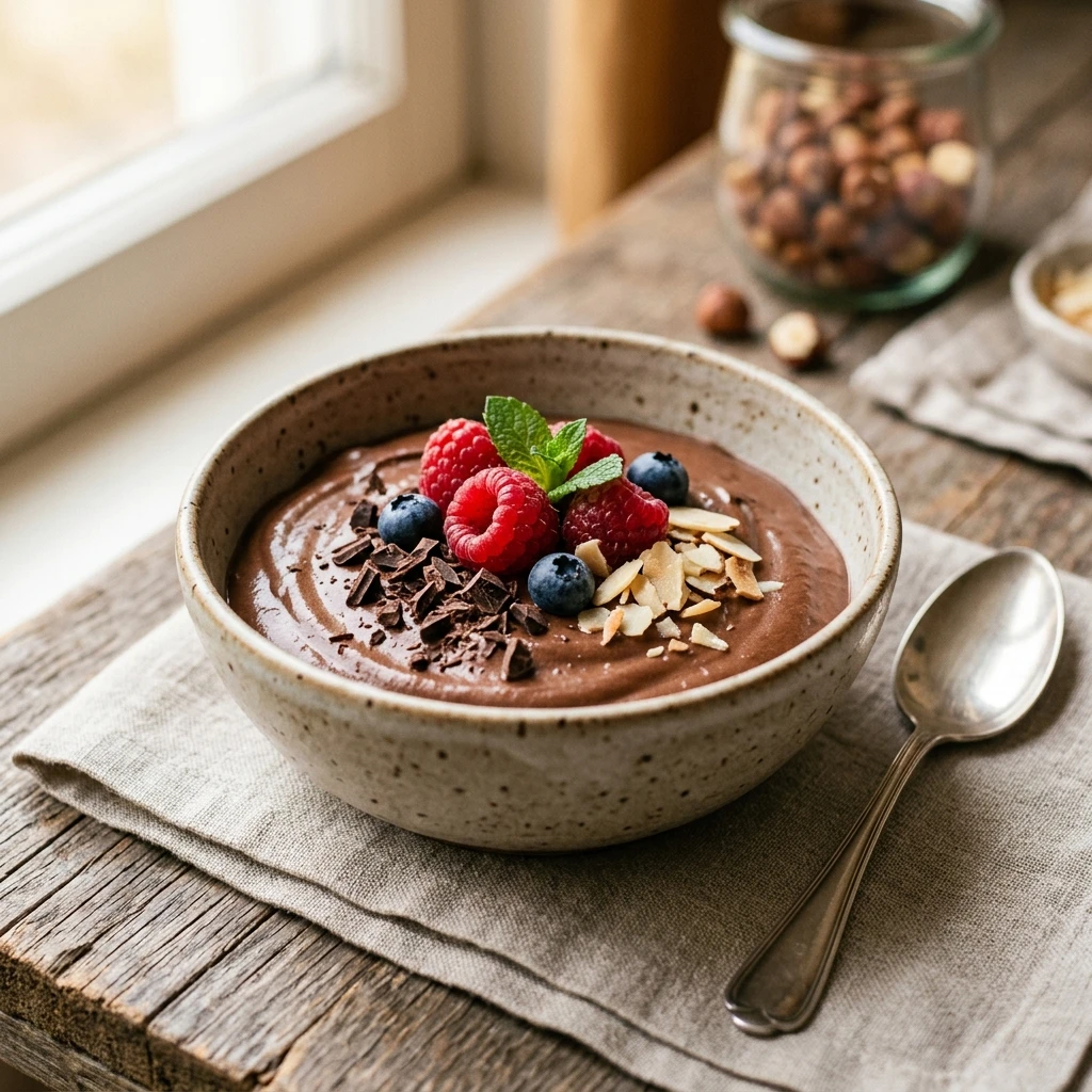 Cottage Cheese Chocolate Mousse - 20g 5-Minute Snack
