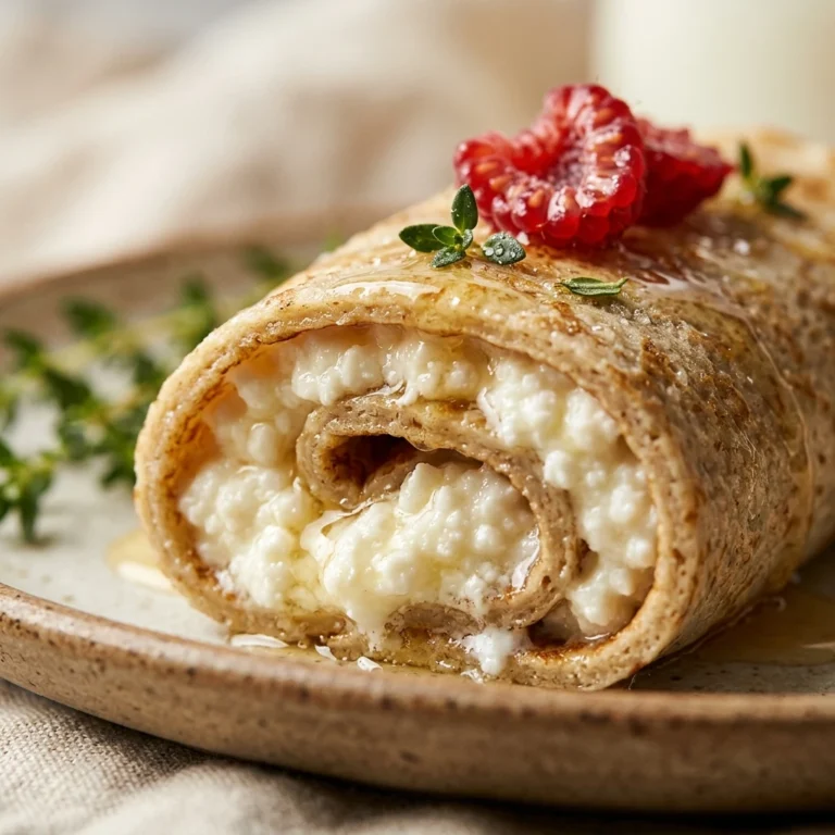 Cottage Cheese Crepes High Protein Thin