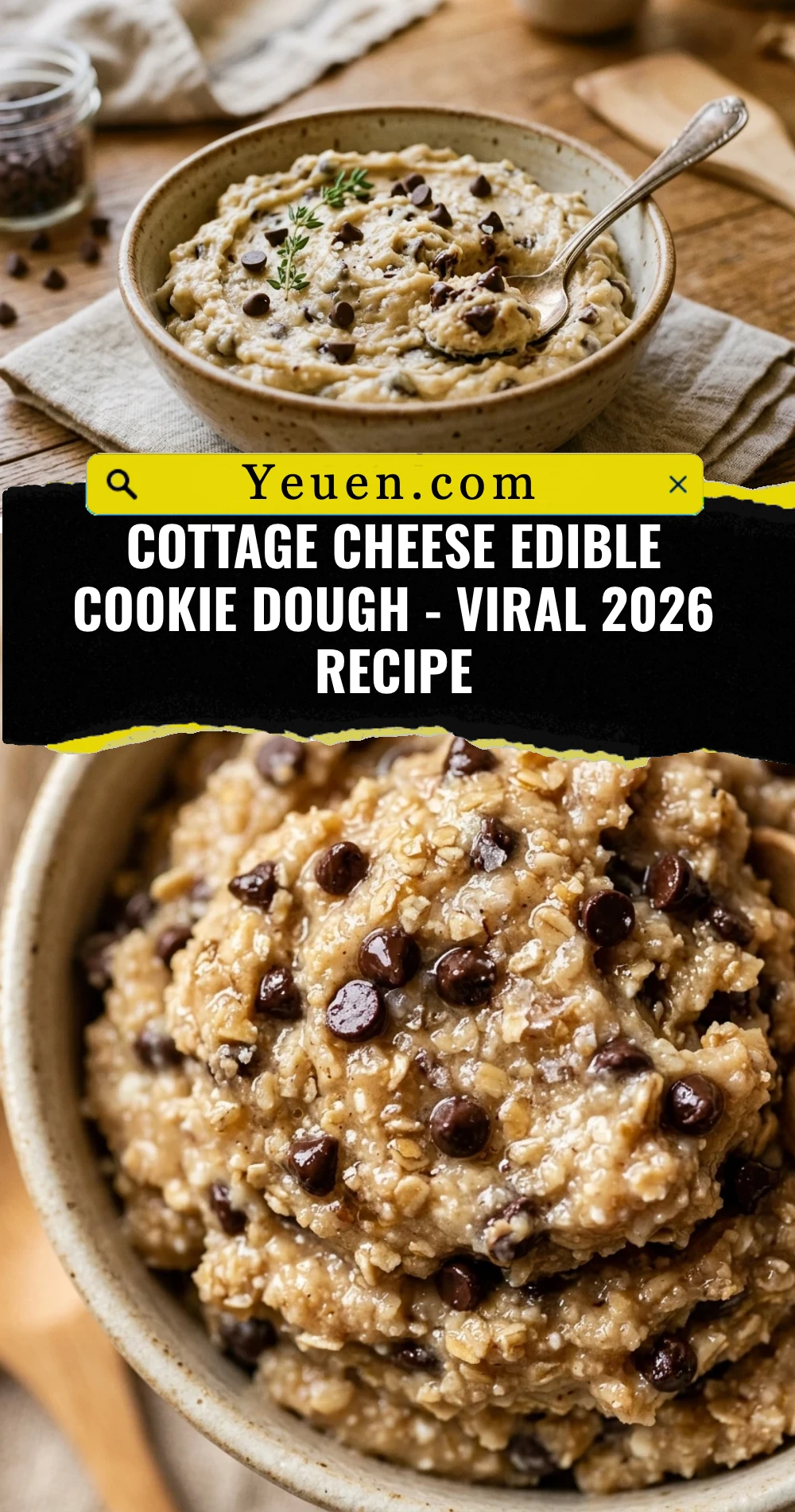 Cottage Cheese Edible Cookie Dough - Viral 2026 Recipe