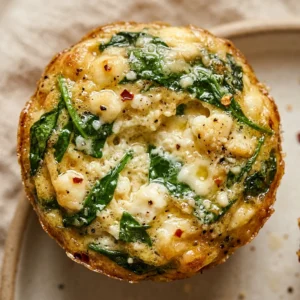 Cottage Cheese Egg Bites With Spinach High Protein Air Fryer Copycat