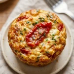 Cottage Cheese Egg Bites With Sun Dried Tomato High Protein Air Fryer