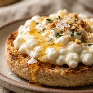 Cottage Cheese English Muffins 3 Ingredient