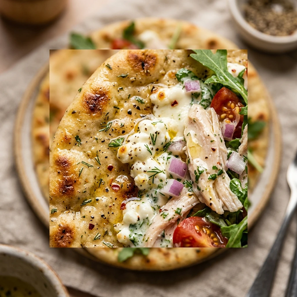 Cottage Cheese Flatbread Viral High Protein Wrap