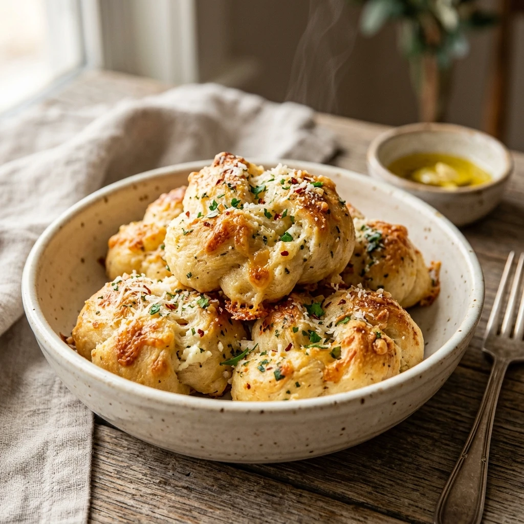 Cottage Cheese Garlic Knots Cheesy Protein