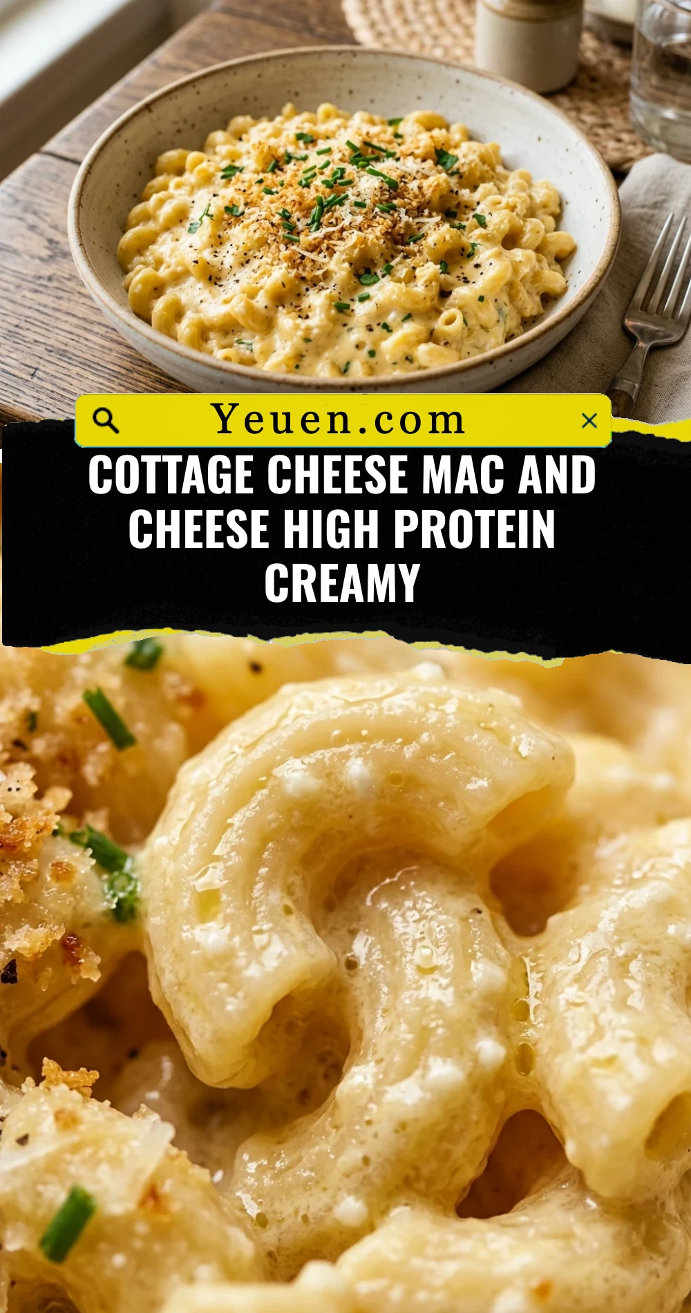 Cottage Cheese Mac And Cheese High Protein Creamy