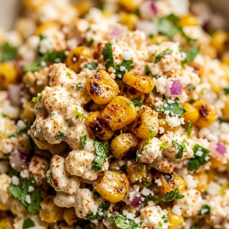 Cottage Cheese Mexican Street Corn Salad High Protein