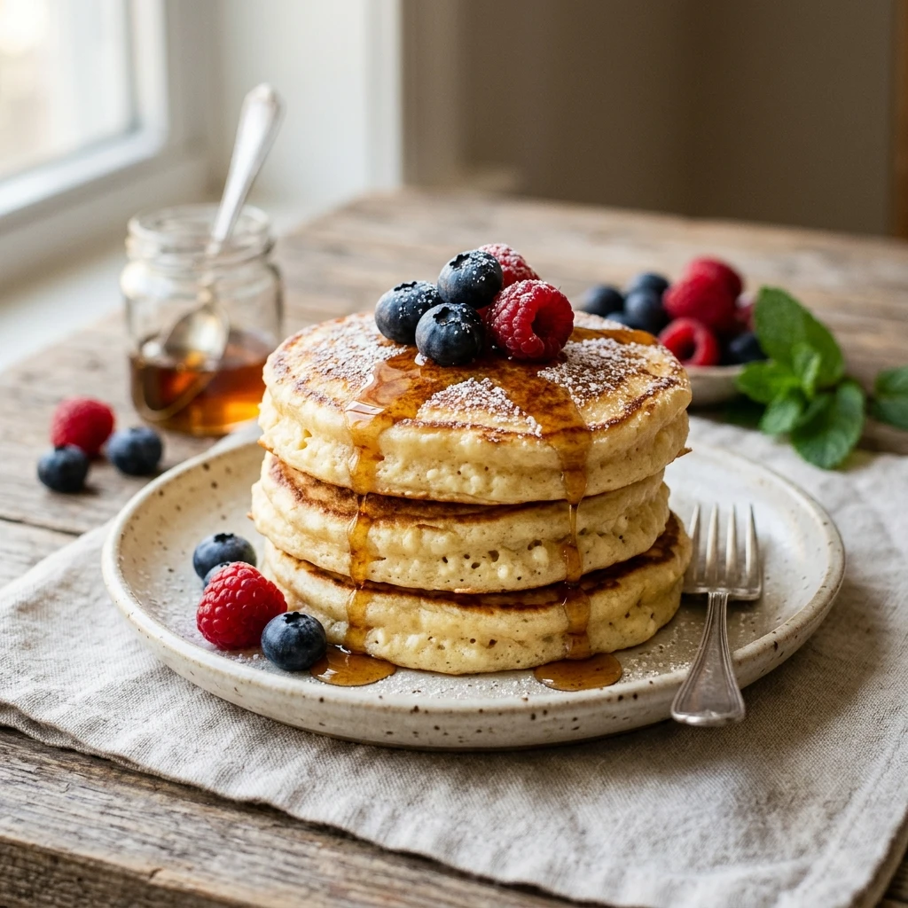 Cottage Cheese Pancakes Fluffy High Protein