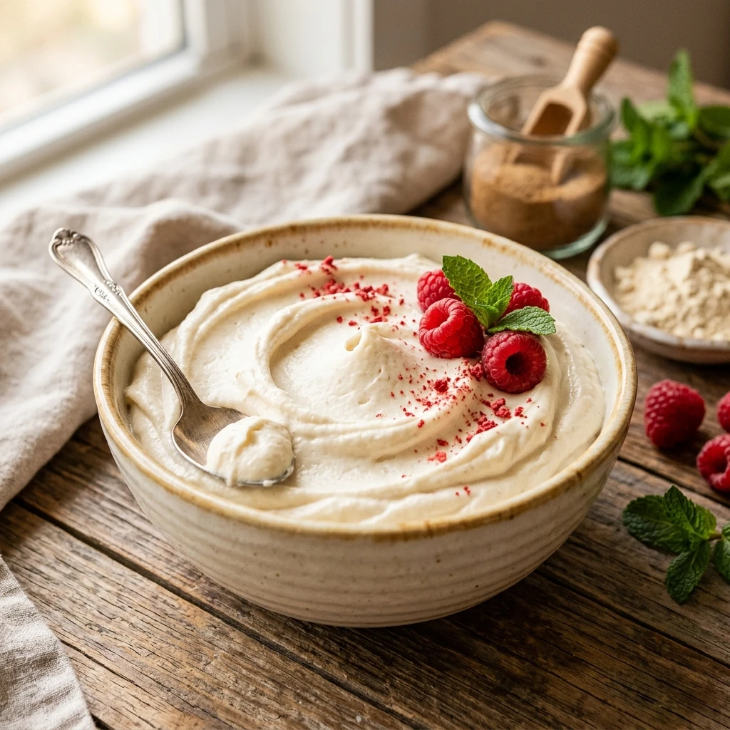 Cottage Cheese Protein Frosting 2 Ingredient