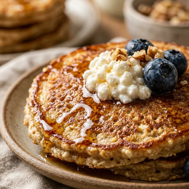 Cottage Cheese Protein Pancakes No Powder 20g+
