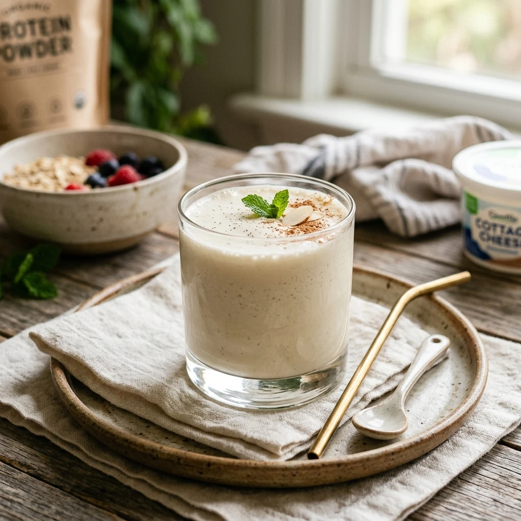 Cottage Cheese Protein Shake - 35g Creamy & No Taste