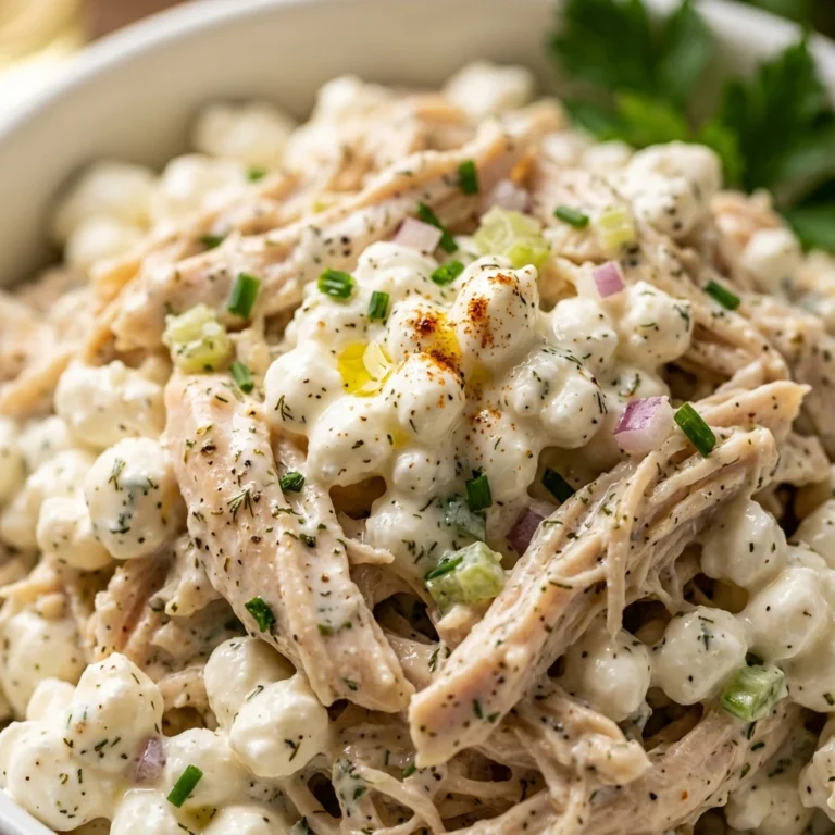 Cottage Cheese Ranch Chicken Salad High Protein