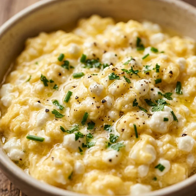 Cottage Cheese Scrambled Eggs - 30g Creamy High Protein